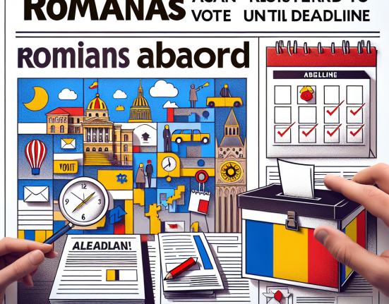 Romanii din strainatate se pot inscrie la vot pana la data limita