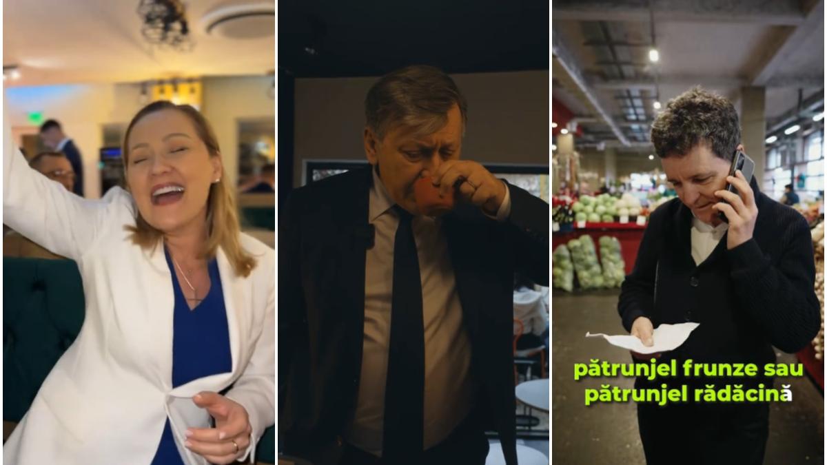 Batalia candidatilor pe TikTok Elena Lasconi canta Crin Antonescu bea cafea Nicusor Dan trimis la piata de sotie