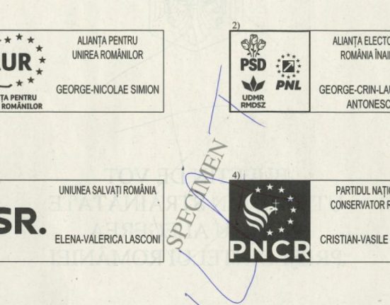 Cum arata buletinul de vot prezidential