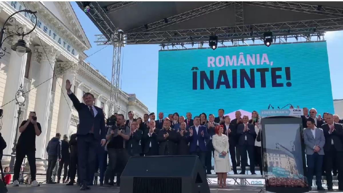 Primul miting electoral al coalitiei la Craiova Crin Antonescu Dusmanul meu e saracia boala