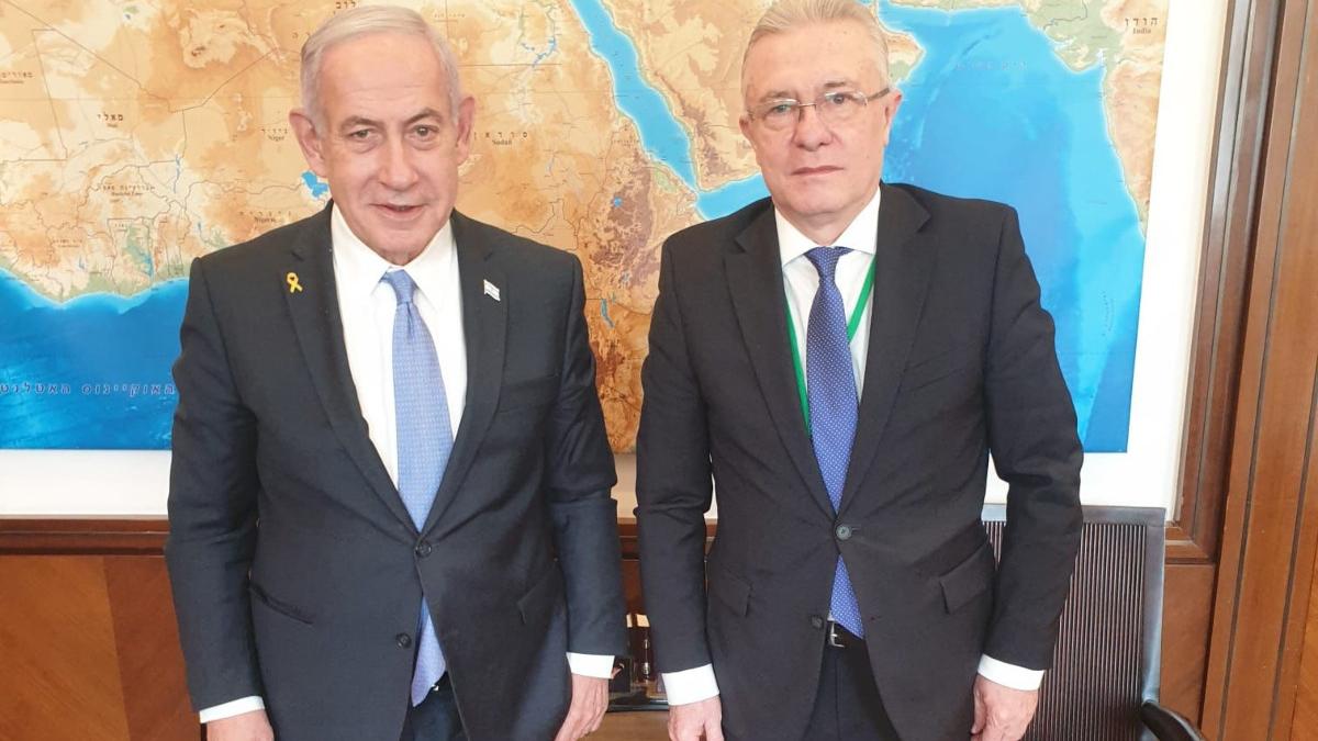 Cristian Diaconescu s a intalnit oficial cu Netanyahu relaia Romnia Israel ramane solida