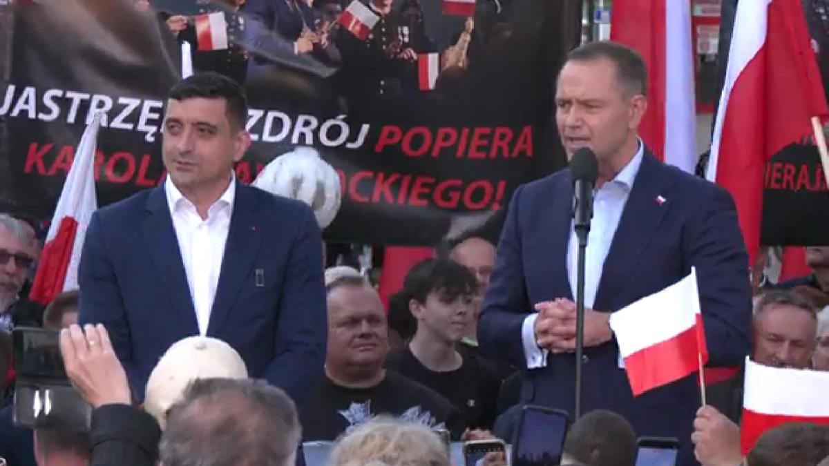 George Simion a mers in Polonia sa lupte cu