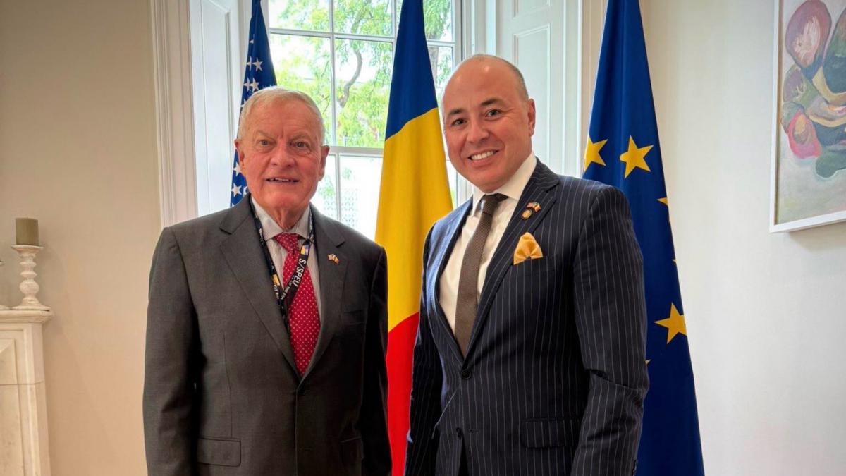 Ambasadorul Romaniei in SUA Andrei Muraru intalnire cu Keith Kellogg