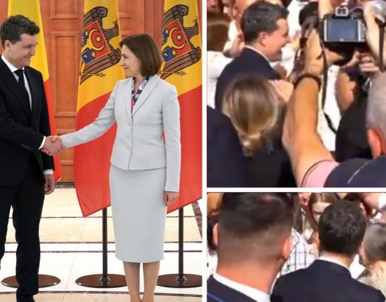 Presedintele Nicusor Dan intalnire cu oamenii la Chisinau