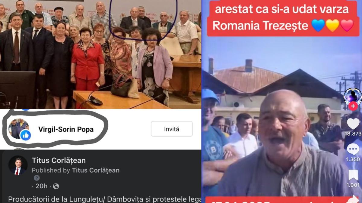 Corlatean acuza manipulare la Lunguletu cu AUR fost SRI organizator protest