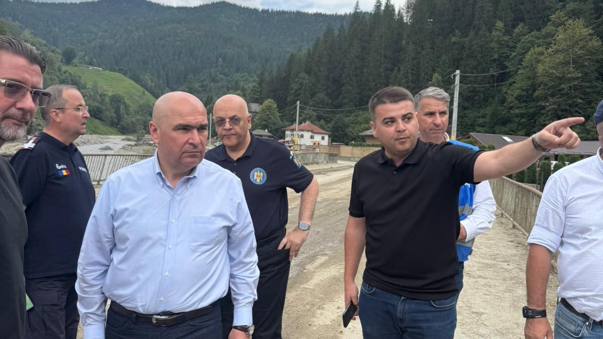 Premierul Ilie Bolojan a vizitat neanuntat Brosteni
